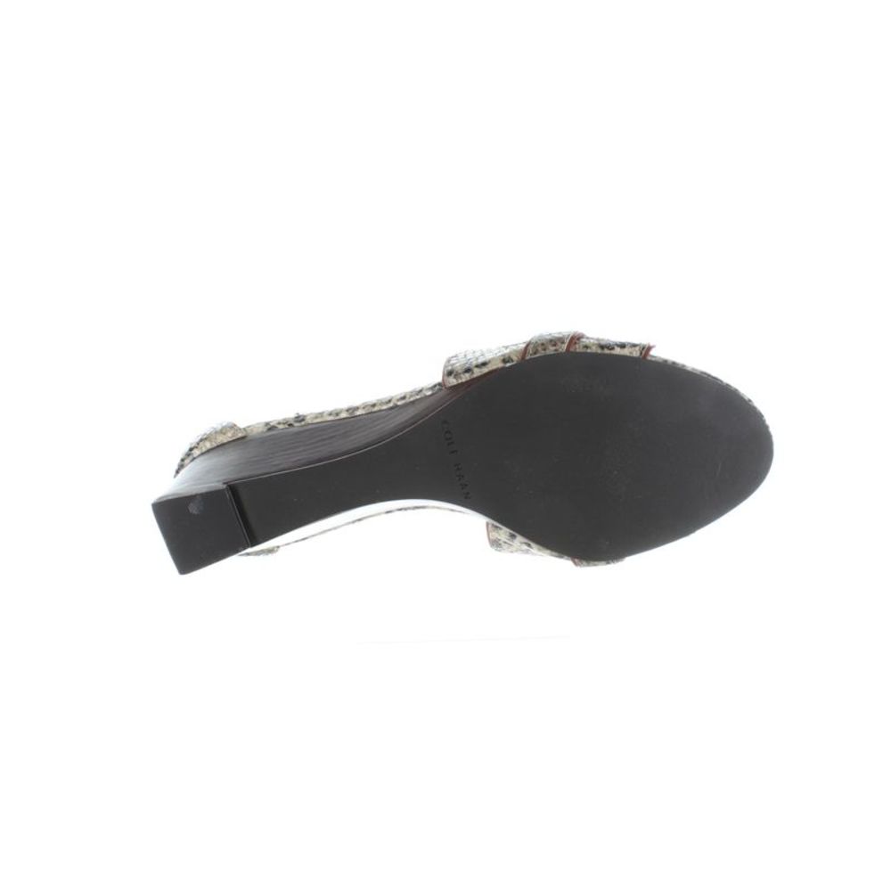 Cole Haan Womens Hana Grand Roccia Snake Print Ankle Strap Heels Size 9 Medium! - Picture 5 of 8